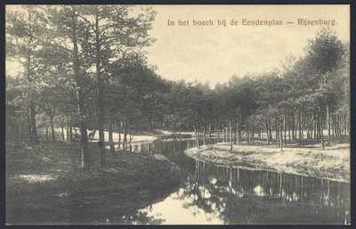 17568 Gezicht op de Eendenplas in het bos bij Driebergen-Rijsenburg.